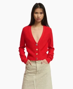 New Vest Farah Midden Rood Dames Vesten
