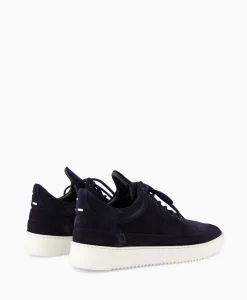 Hot Sneaker Low Top Suede Navy Donker Blauw Heren Sneakers
