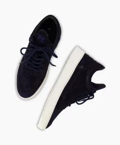 Hot Sneaker Low Top Suede Navy Donker Blauw Heren Sneakers