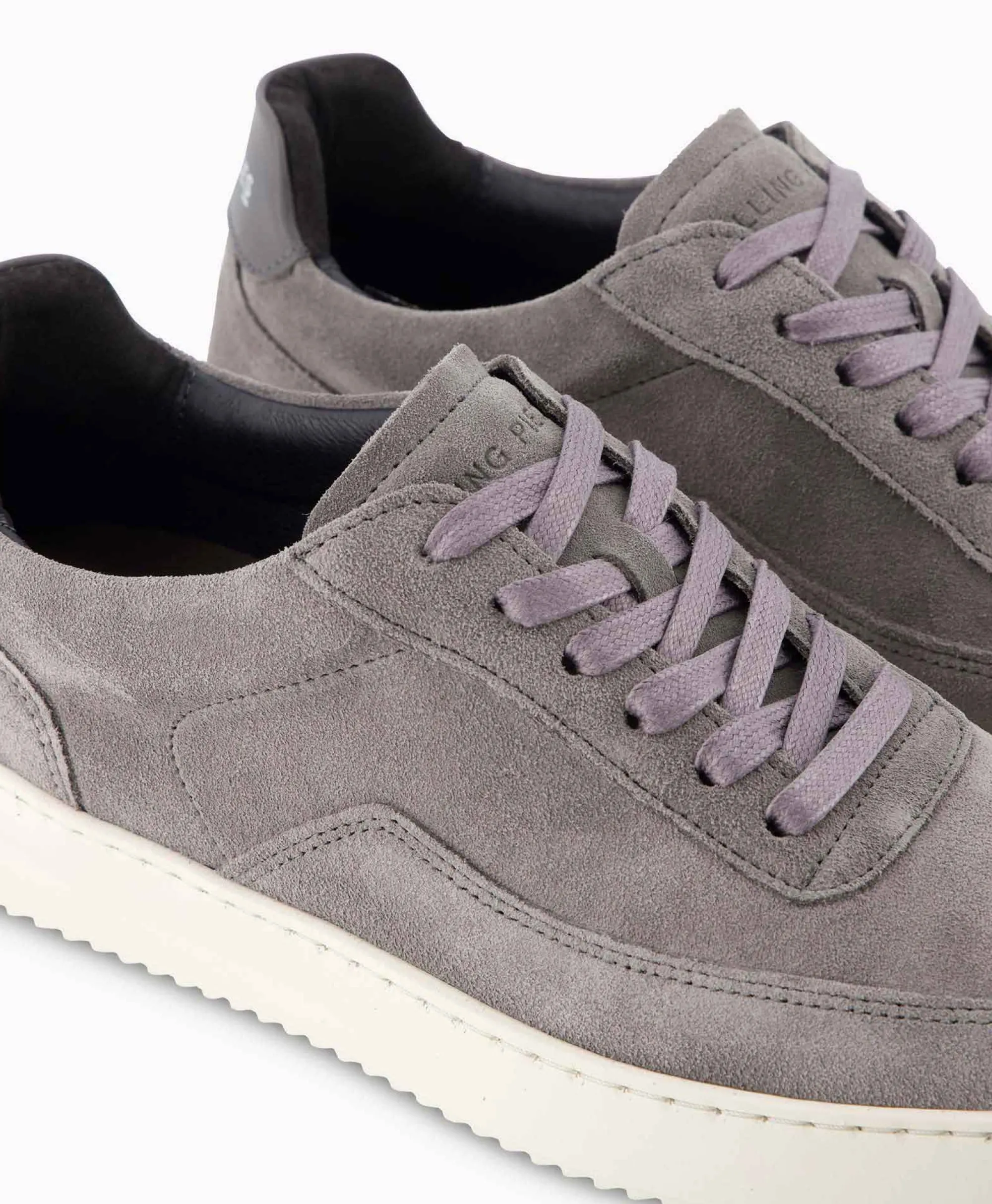 Online Sneaker Mondo Suede Organic Grijs Heren Sneakers