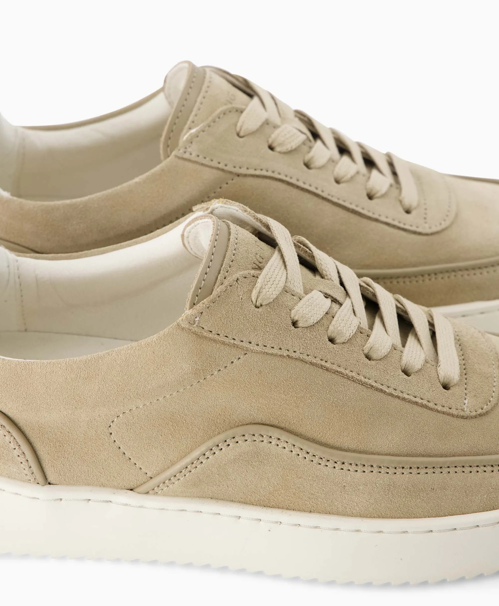 Online Sneaker Mondo Suede Lux Beige Heren Sneakers