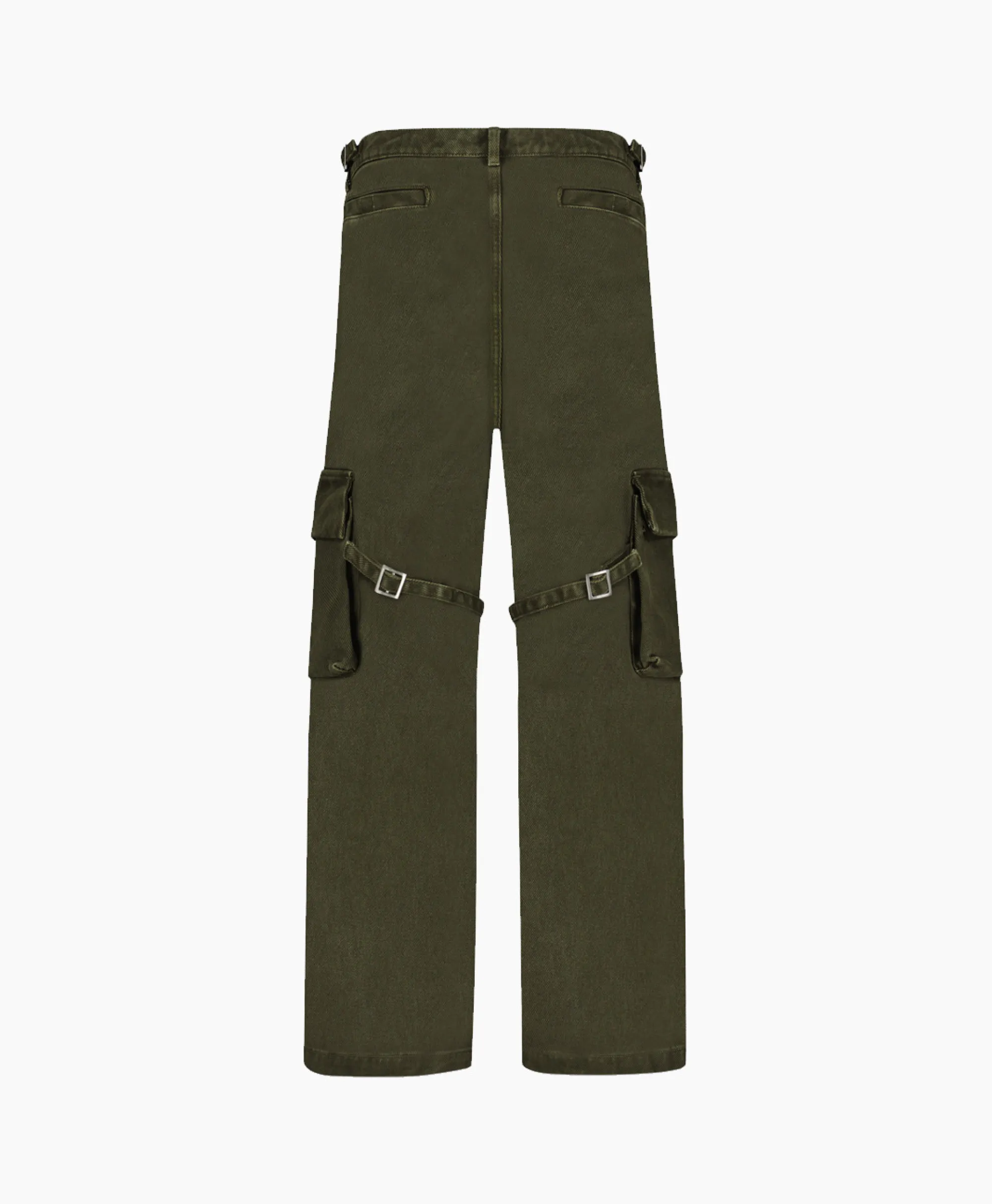 Clearance Flaneur Cargobroek Phone Pocket Groen Heren Broeken