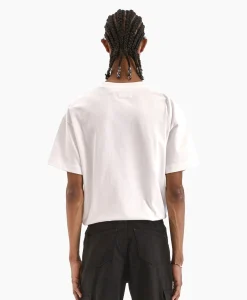 Flâneur Flaneur T-Shirt Korte Mouw Essential Wit*Heren T-Shirts