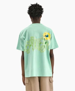 Clearance Flaneur T-Shirt Korte Mouw Tortuous Blauw Heren T-Shirts