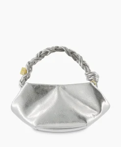Ganni Schouder / Hand Tas Bou Mini Zilver*Dames Tassen