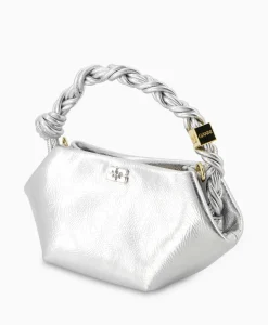 Ganni Schouder / Hand Tas Bou Mini Zilver*Dames Tassen