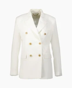 Golden Goose Blazer Journey W's Double Breasted Light Wool Ecru*Dames Blazers