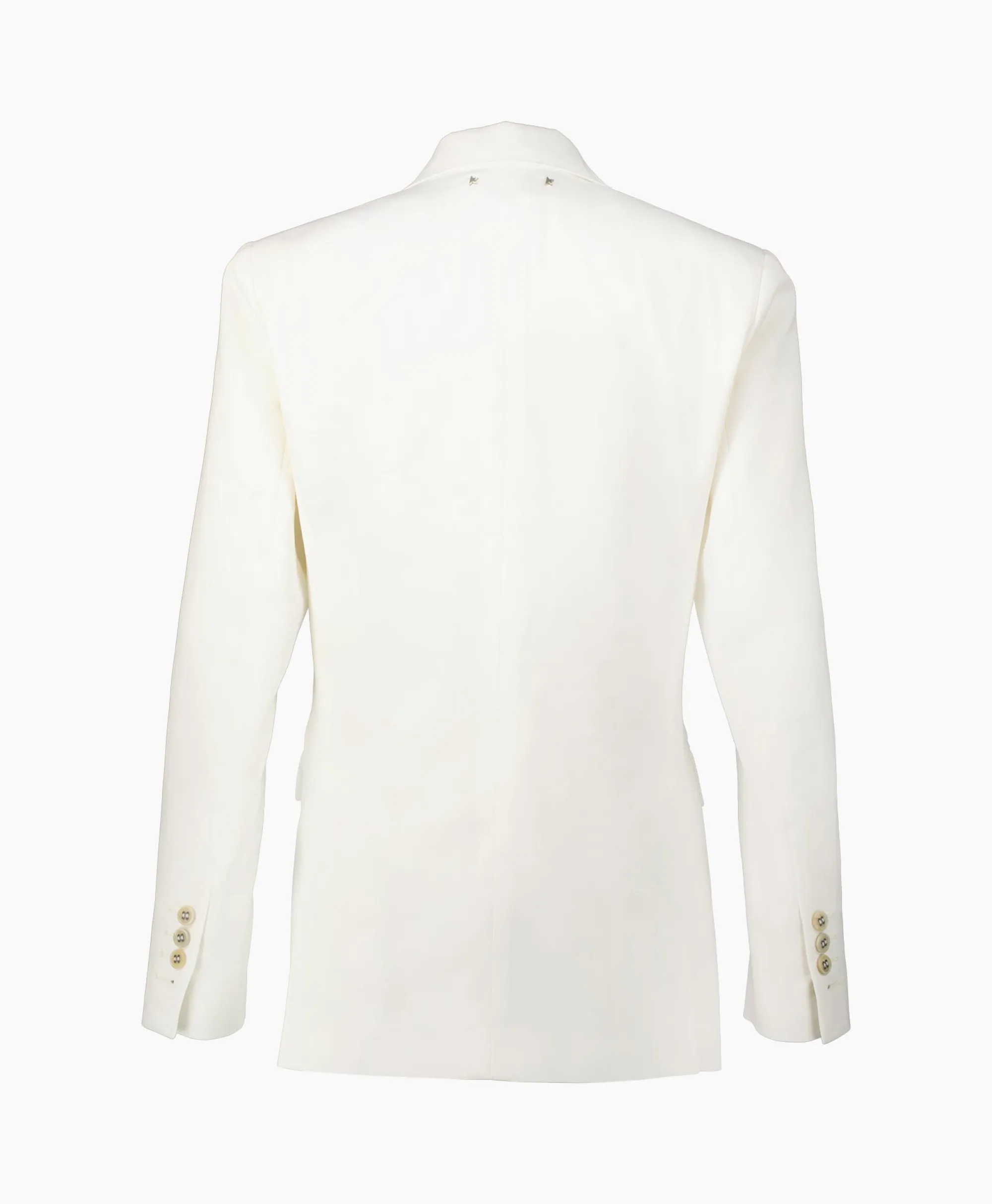 Discount Blazer Journey W's Double Breasted Light Wool Ecru Dames Blazers