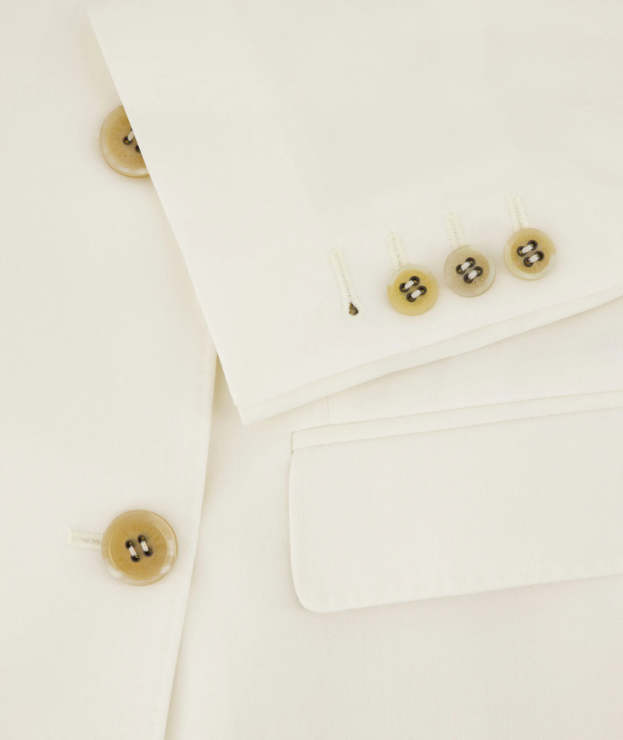 Discount Blazer Journey W's Double Breasted Light Wool Ecru Dames Blazers