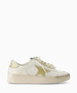 Sneaker Stardan Leather Mirrored Star Wit Dames Sneakers