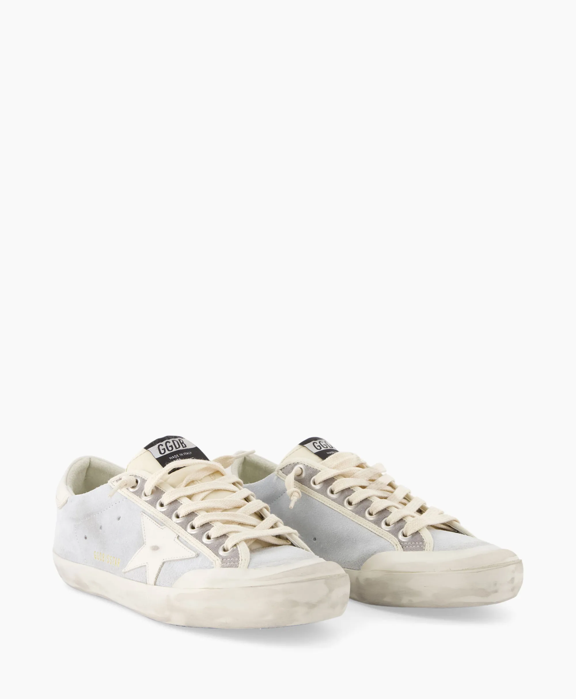 Outlet Sneaker Super Star Suede Licht Grijs Heren Sneakers