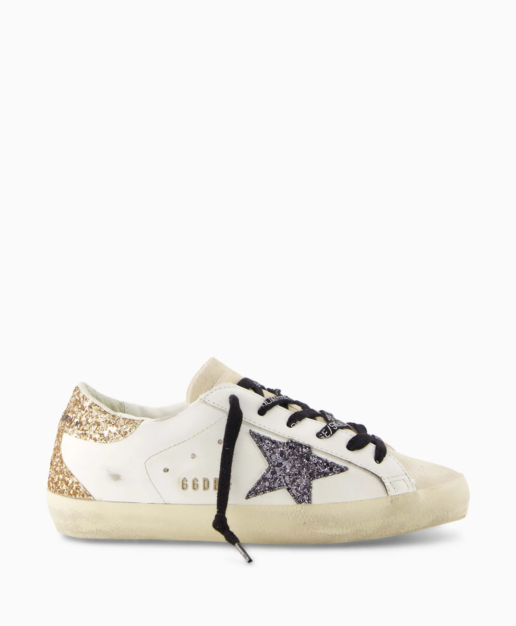 Best Sneaker Super-Star Leather Upper Glitter Star Off White Dames Sneakers