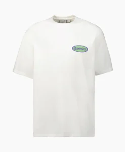 Hot T-Shirt Korte Mouw Grammici Oval Wit Heren T-Shirts