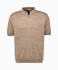 Gran Sasso Polo 57174/24801 Midden Bruin*Heren Polo's