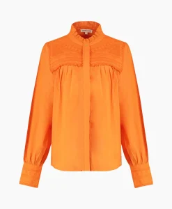 Discount Harper & Yve Blouse Yasmin-Ls Oranje Dames Blouses