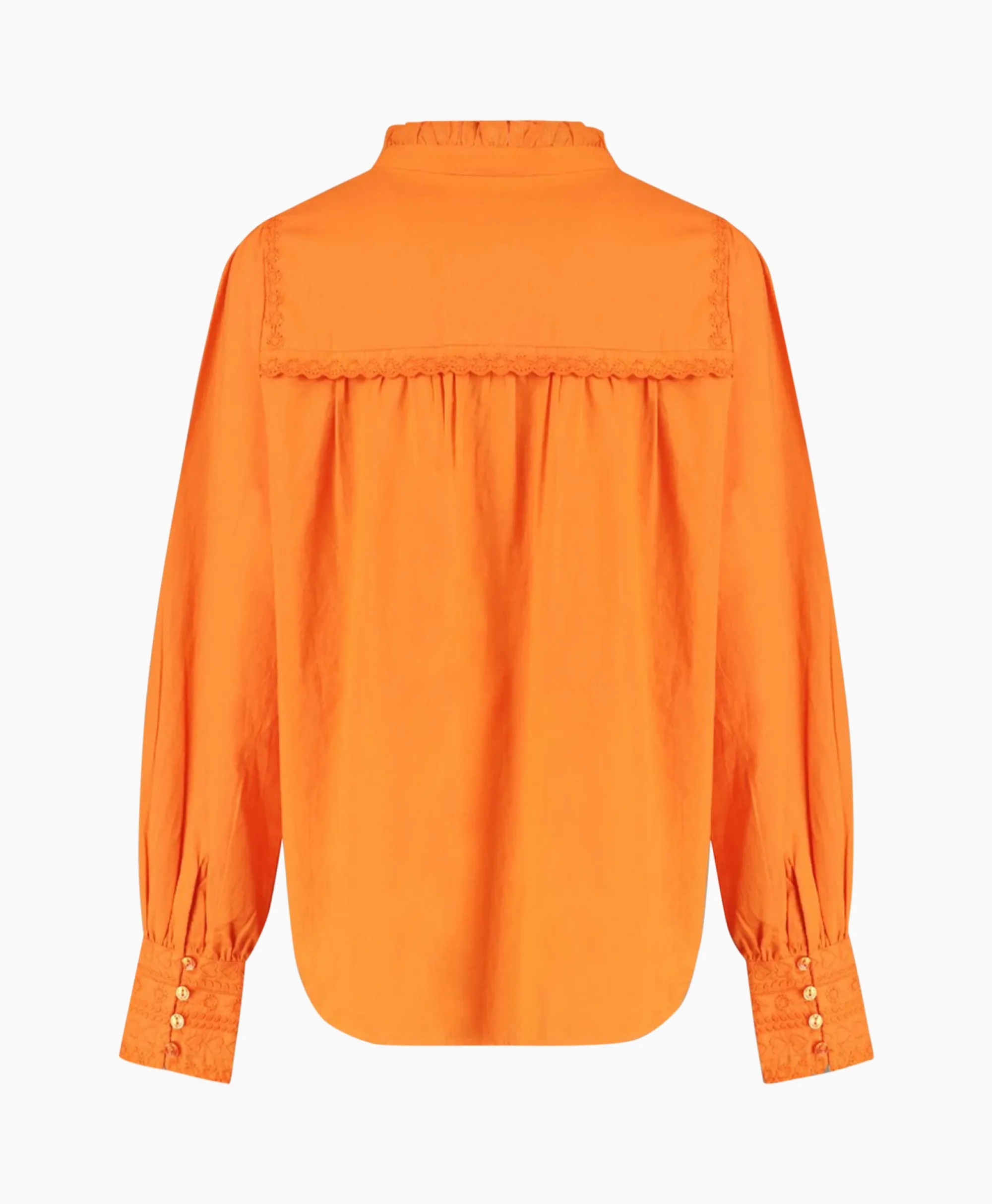 Discount Harper & Yve Blouse Yasmin-Ls Oranje Dames Blouses