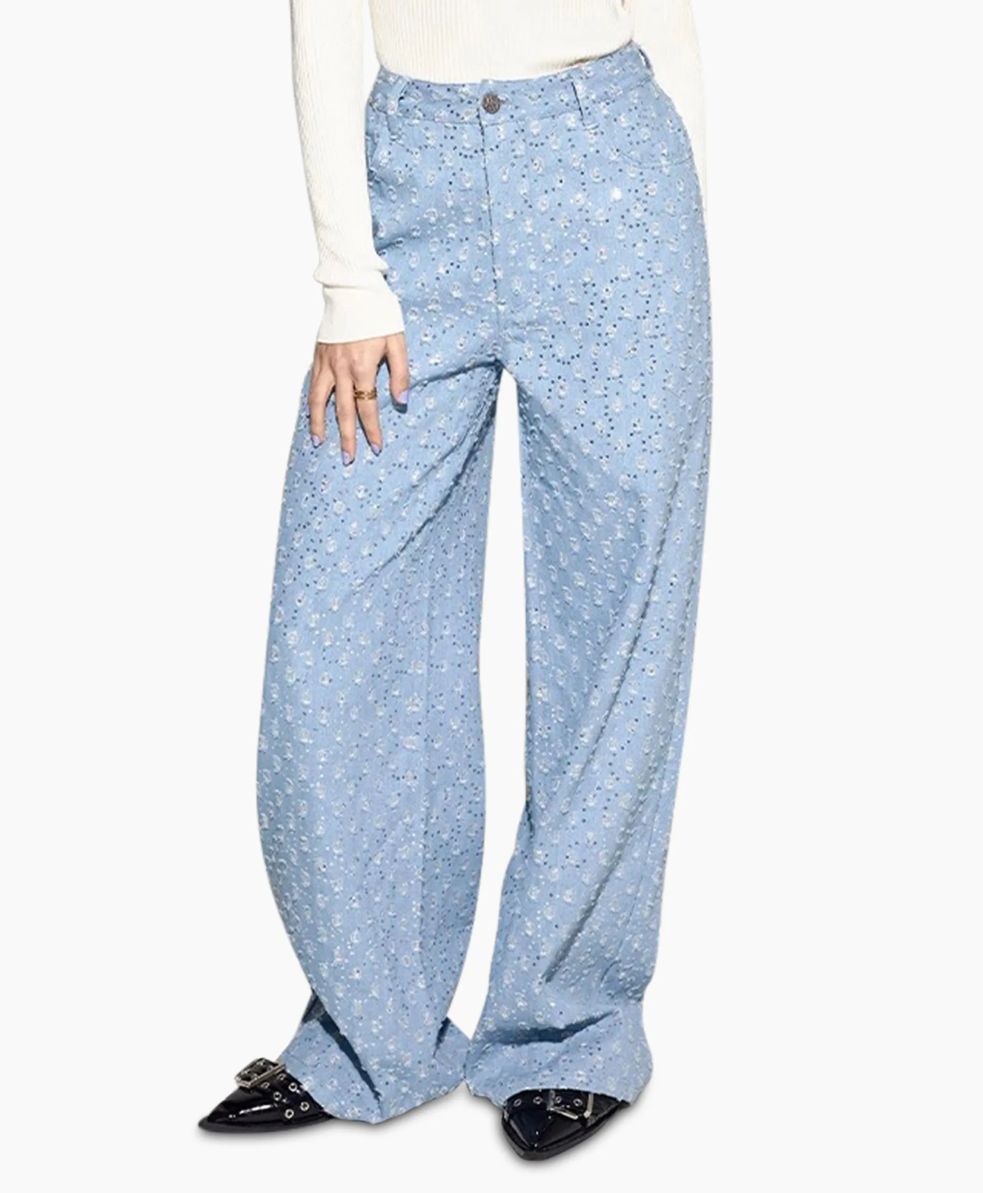 Discount Harper & Yve Jeans Yve-Pa Licht Blauw Dames Broeken