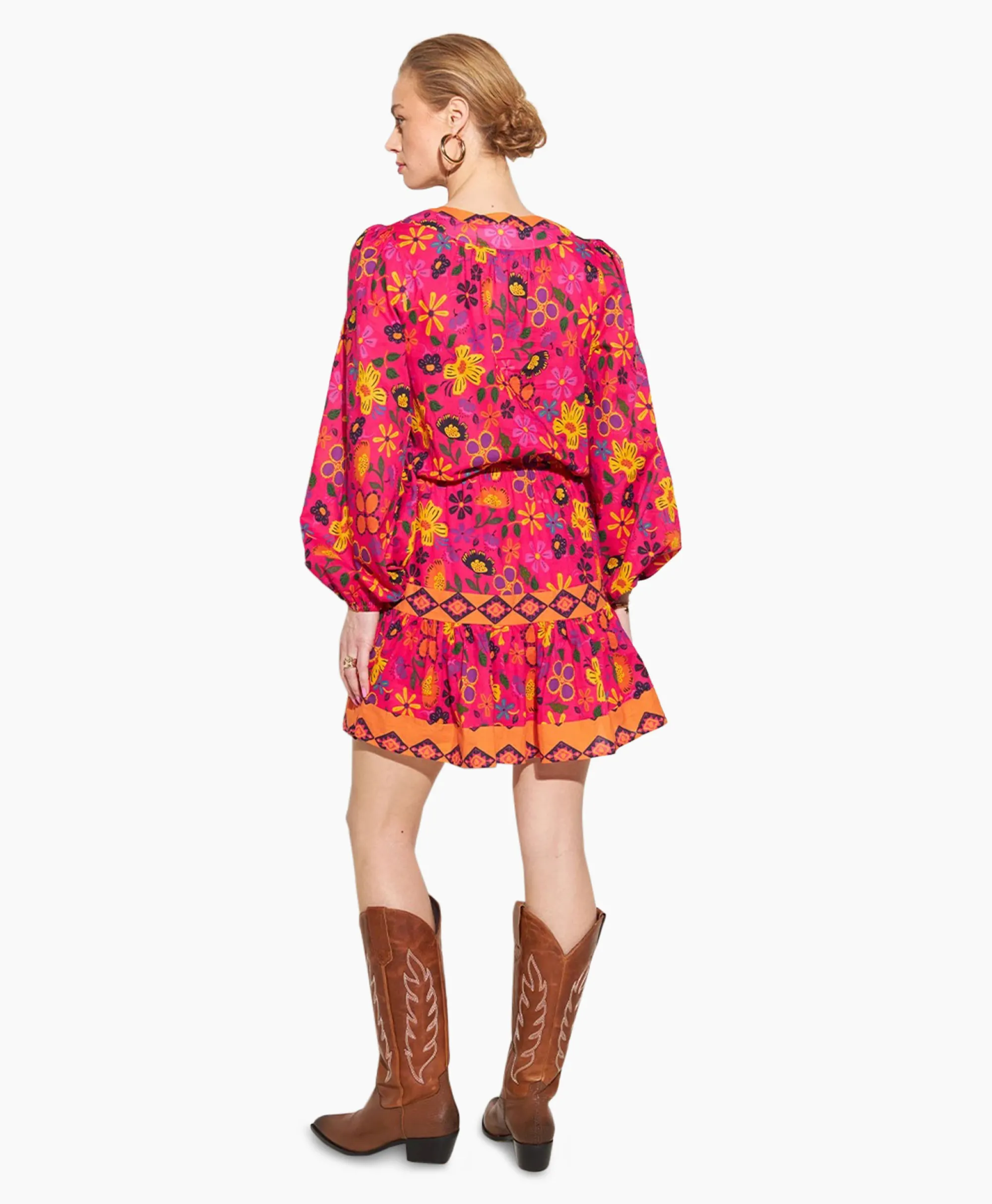 Outlet Harper & Yve Mini Jurk Max-Dr Roze Dames Jurken