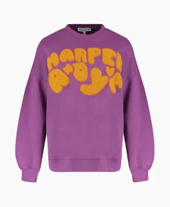 Best Harper & Yve Pullover Logo-Sw Paars Dames Truien