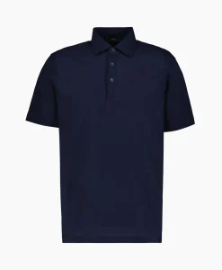Herno Polo Knitted Blauw*Heren Polo's