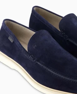 Clearance Loafer Mocassino Donker Blauw Heren Instappers