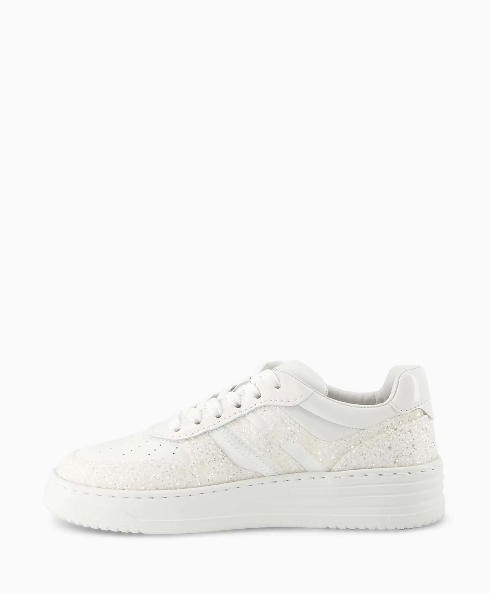Clearance Sneaker Allacciato Wit Dames Sneakers