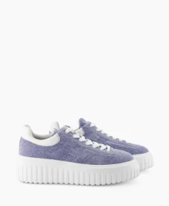 Outlet Sneaker H-Stripes Blauw Dames Sneakers