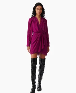 Iro Mini Jurk Alvina Pink*Dames Jurken