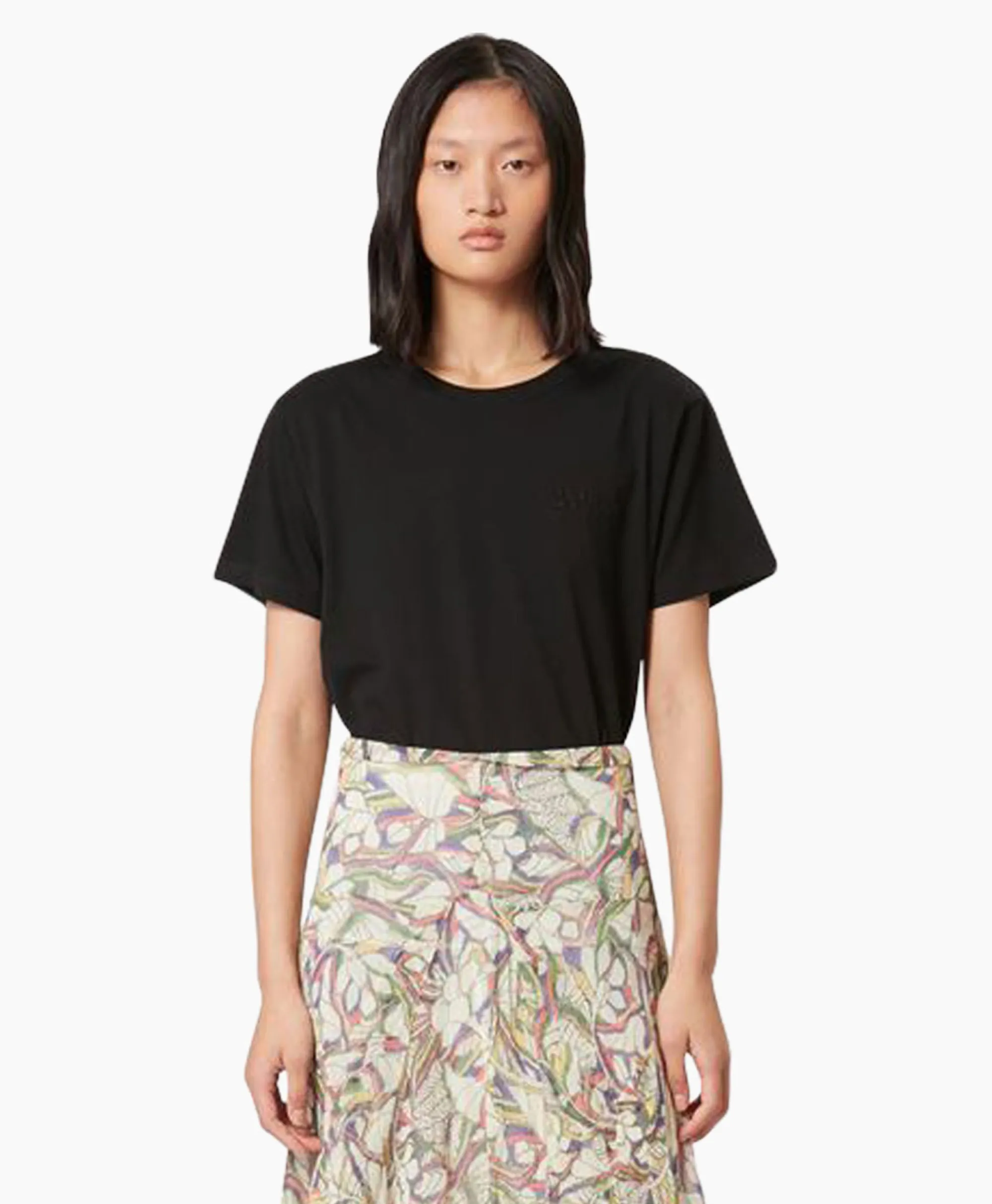 T-Shirt Korte Mouw Vidal-Gz Zwart Dames T-Shirts & Tops