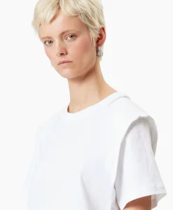 Isabel Marant T-Shirt Korte Mouw Zelitos-Ga Wit*Dames T-Shirts & Tops
