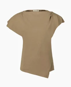 Isabel Marant T-Shirt Korte Mouw Sebani-Gd Khaki*Dames T-Shirts & Tops