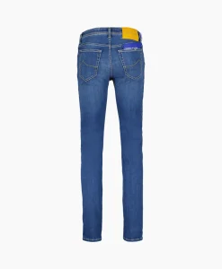 Sale Jeans Pant 5 Pkt Slim Fit Bard Blauw Heren Broeken