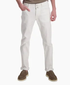 Online Jeans 5 Pkt Slim Fit Bard Wit Heren Broeken