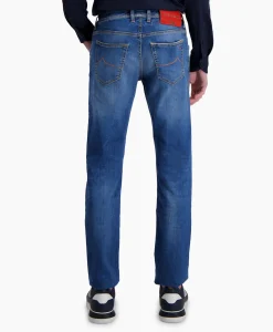 Sale Jeans 5 Pkt Slim Fit Nick Ltd Midden Blauw Heren Broeken