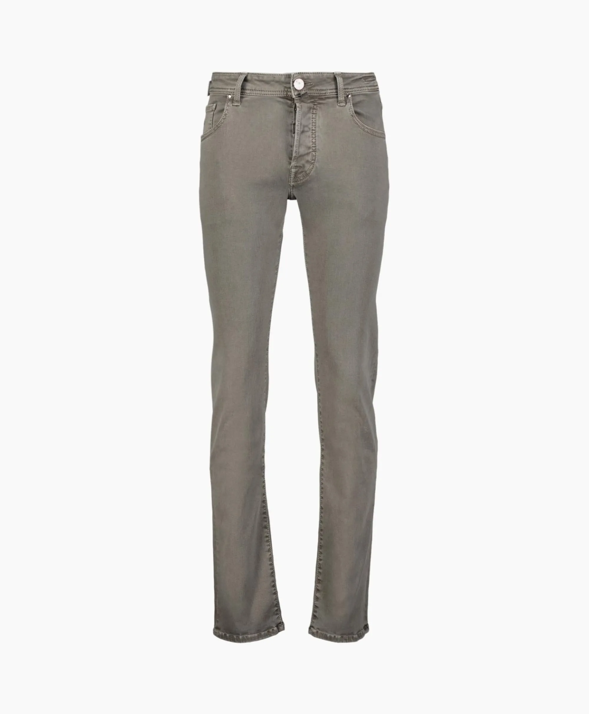 Discount Jeans 5 Pkt Super Slim Fit Nick Grijs Heren Broeken