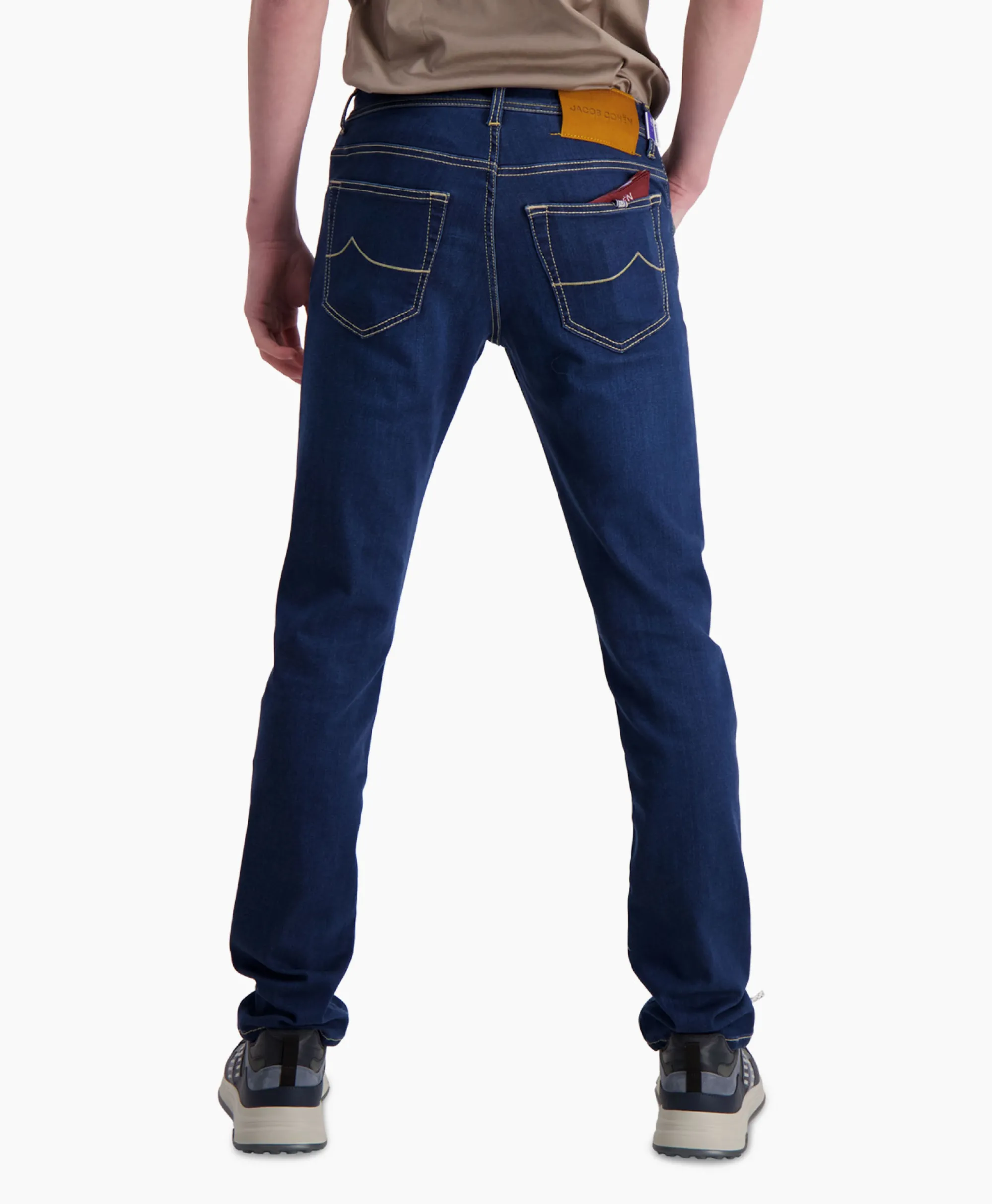 New Jeans 5 Pkt Super Slim Fit Nick Midden Blauw Heren Broeken