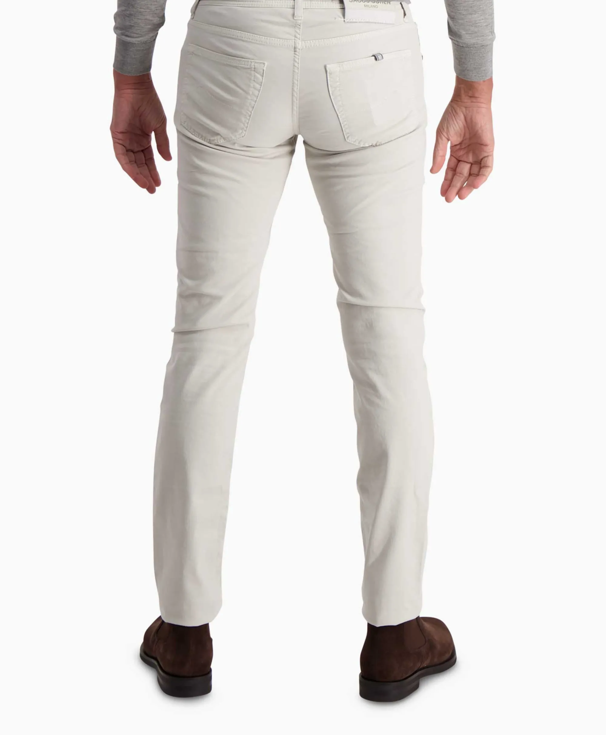 Jacob Cohen Jeans Nick Slim Off White*Heren Broeken