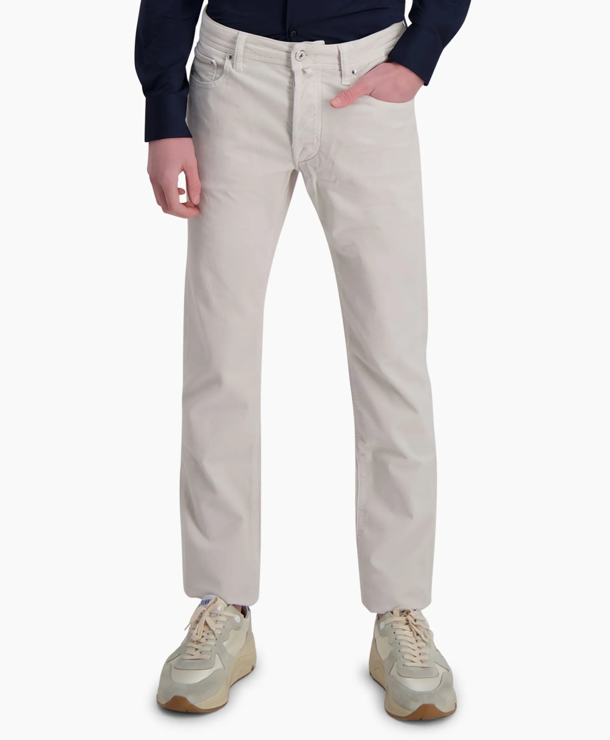 Outlet Jeans Slim Fit Bard Off White Heren Broeken