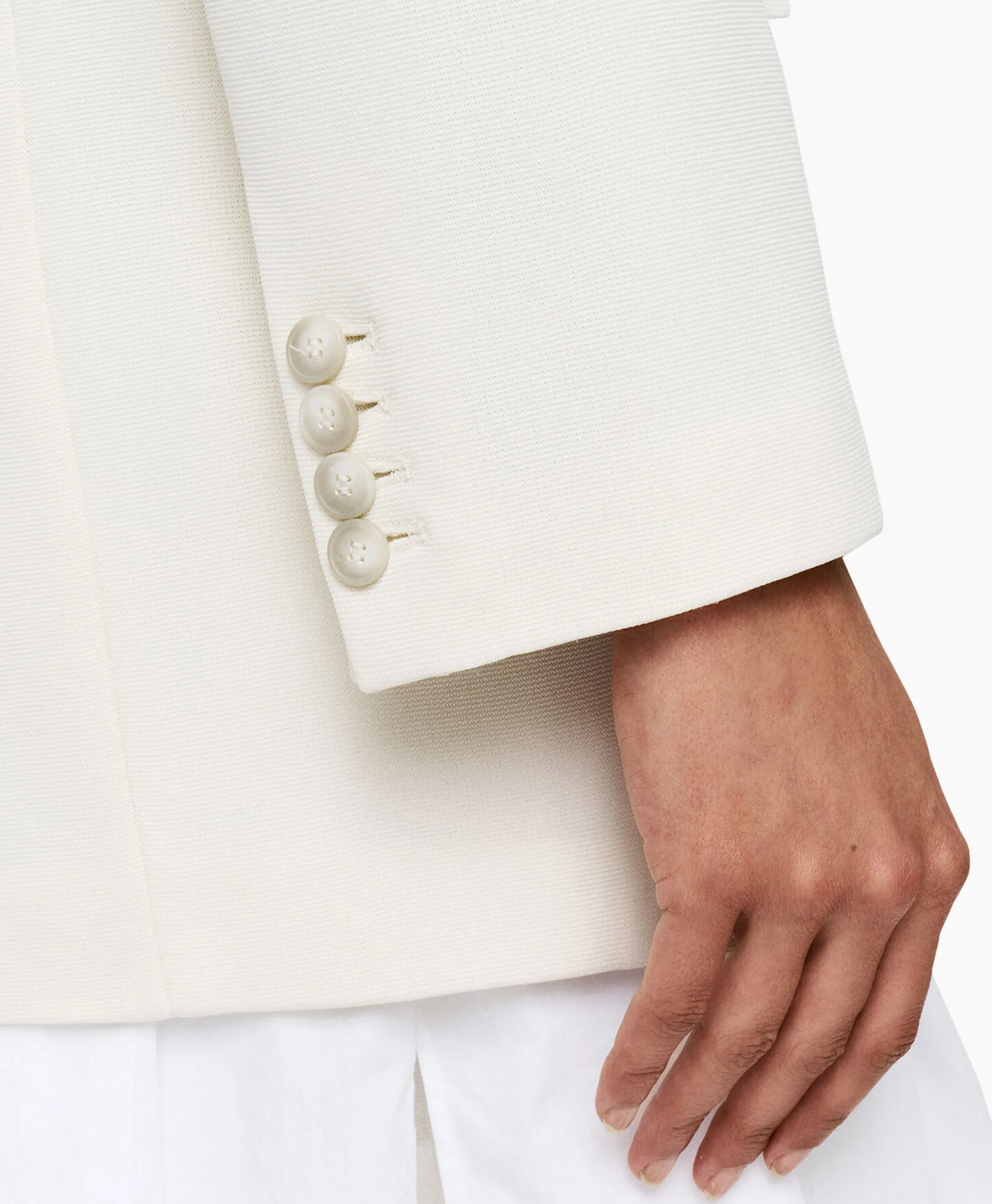 Outlet Blazer Chapone Jkt Ottoman Jersey Off White Dames Blazers