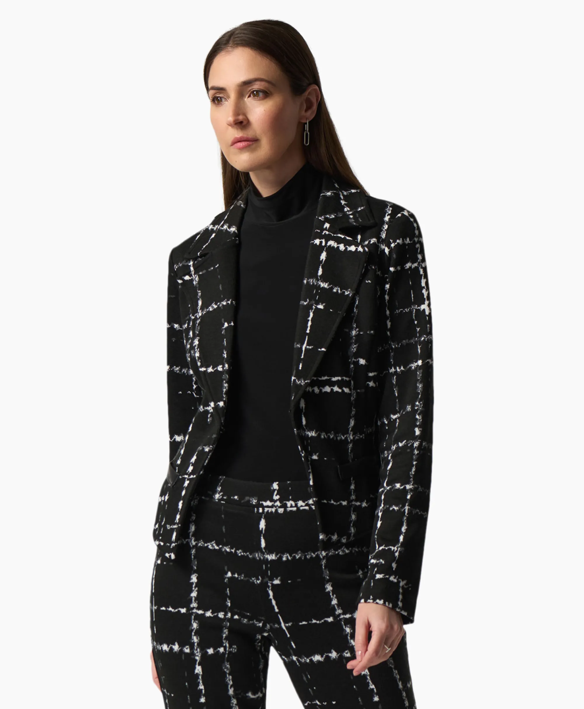 Discount Jasje 233218 Zwart Dessin Dames Blazers