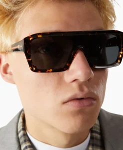 Outlet Zonnebril Aksel Flake Bruin Dames Zonnebrillen