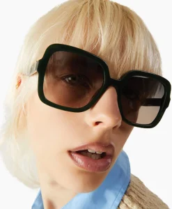 Online Zonnebril Miley Hunter White Gold Goud Dames Zonnebrillen