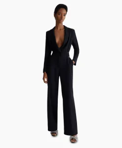 Online Jumpsuit Tuta Cut-Out C/Pizzo Zwart Dames Jumpsuits