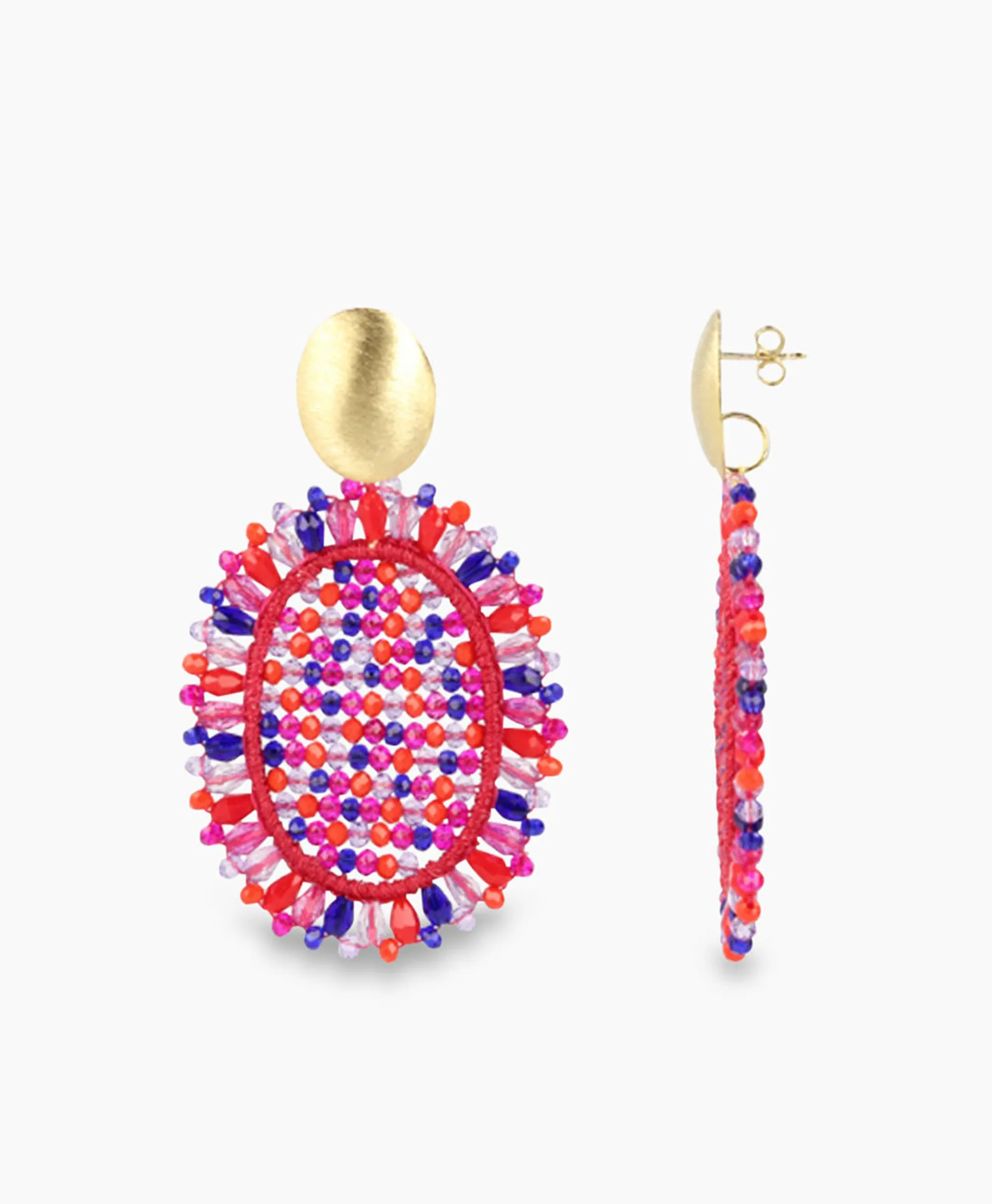 Clearance Oorbellen Ce Si Filled Oval Doublediversen Dames Sieraden