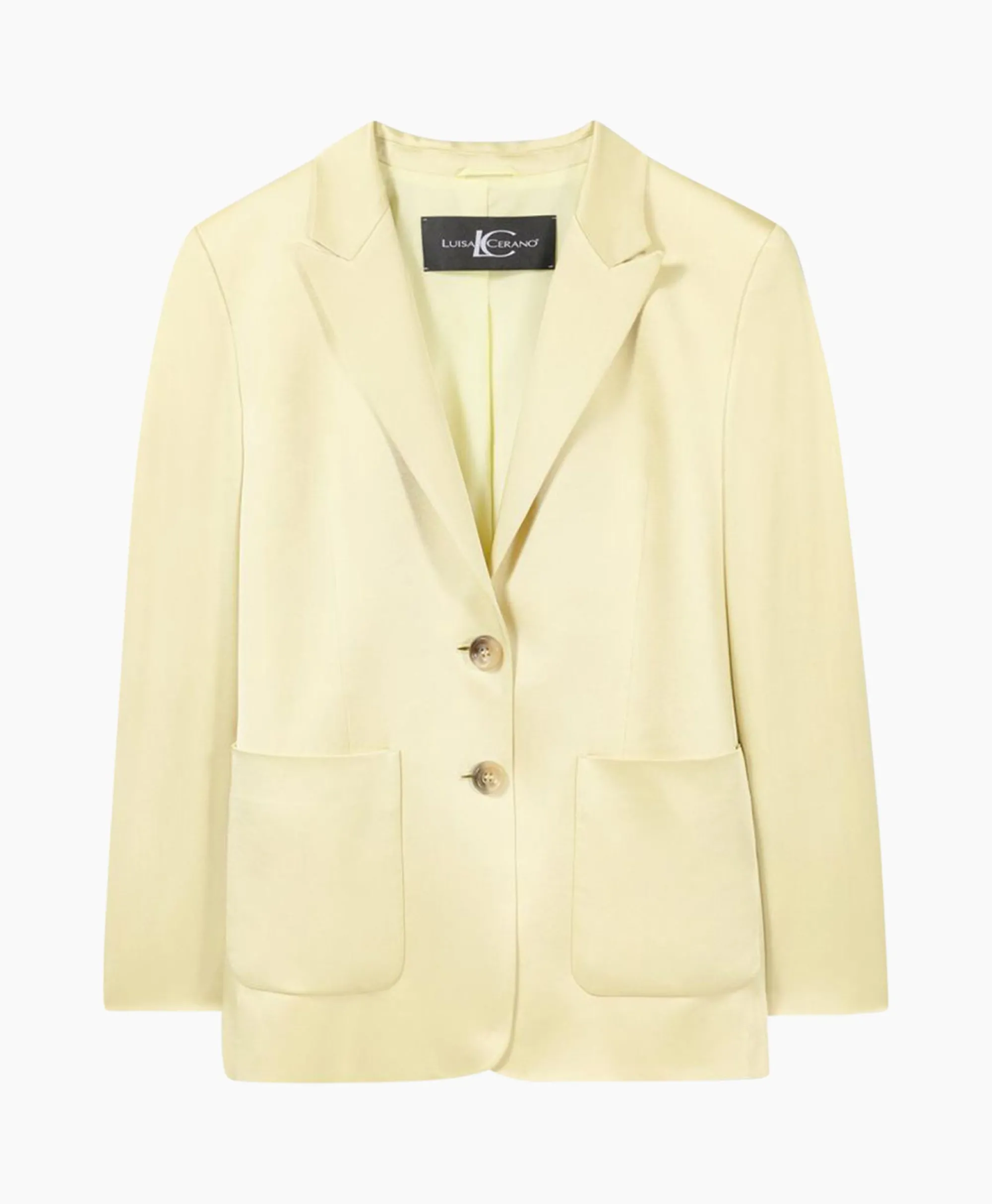 Outlet Blazer 498012/3522-0 Geel Dames Blazers