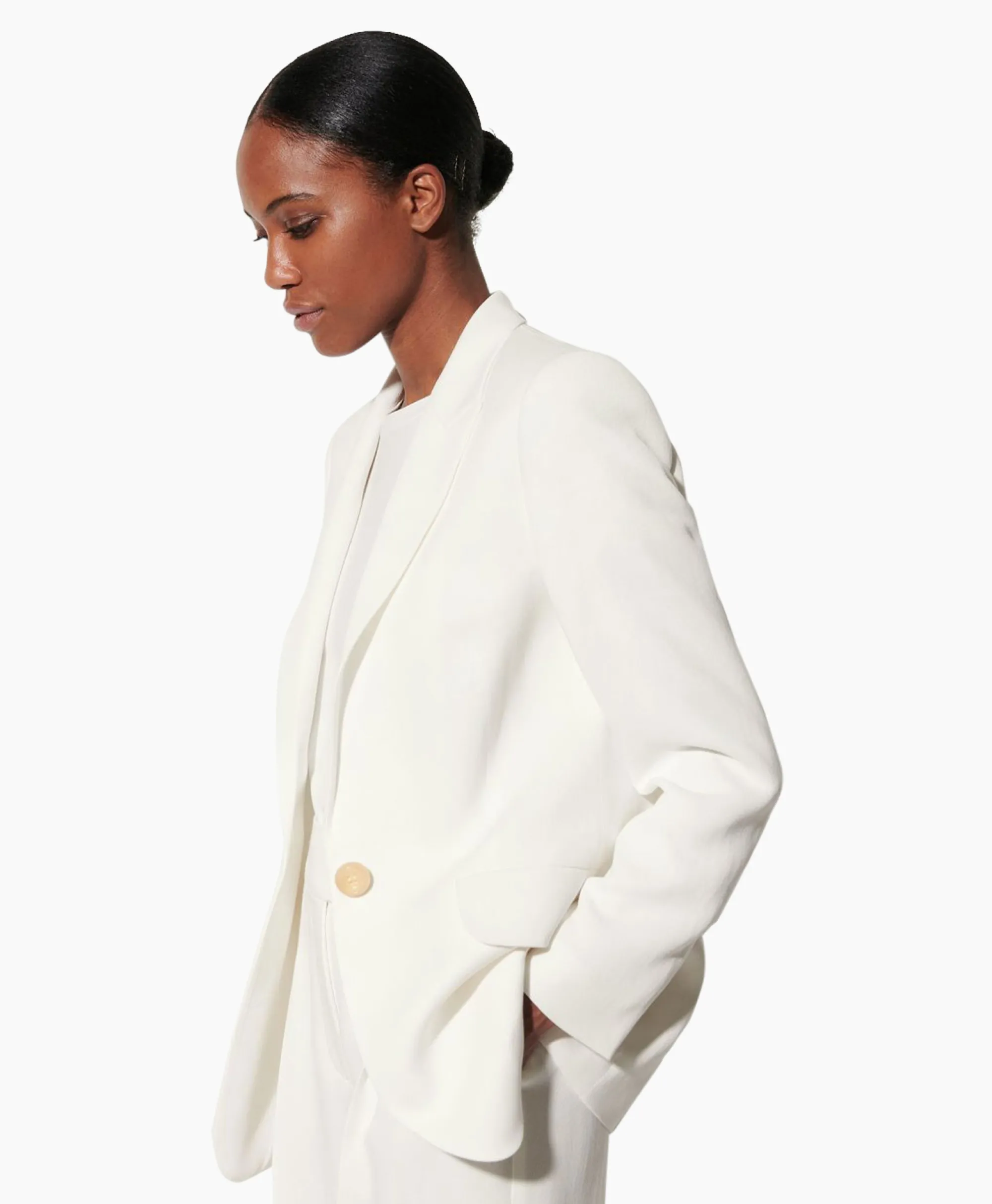 Online Blazer 498010/3595-0 Off White Dames Blazers