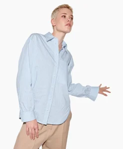 Discount Blouse 298442/3600-0 Blauw Dessin Dames Blouses