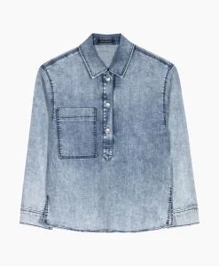 Luisa Cerano Blouse 298424/3474-0 Blauw*Dames Blouses