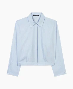 Luisa Cerano Blouse 298422/3600-0 Blauw Dessin*Dames Blouses