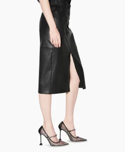 Best Midi Rok 598226/9806-0 Zwart Dessin Dames Rokken